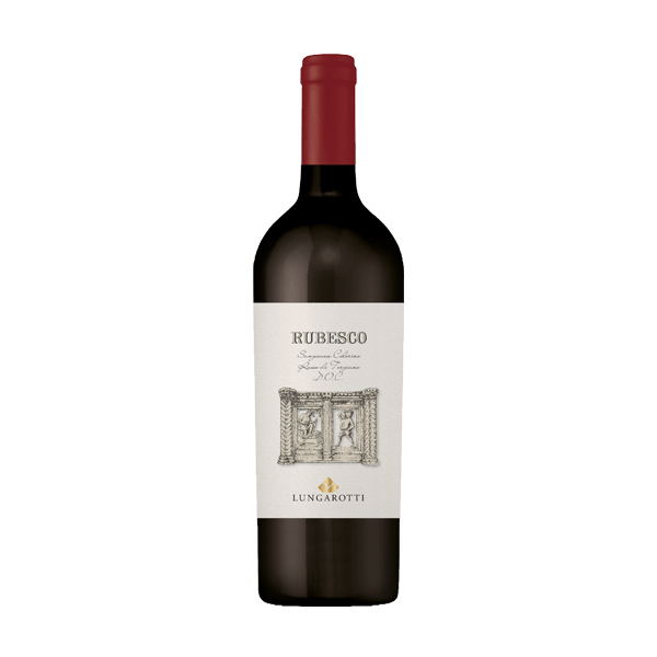 Der Rubesco Umbria Rosso von Lungarotti ist ein sehr guter Rotwein aus Umbrien. Bei uns kannst du den Rubesco Umbria online kaufen.
