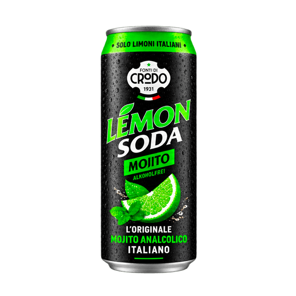 Lemonsoda Mojito Alkoholfrei, Terme di Crodo • Limonade mit Minze & Limette • Italienischer Softdrink