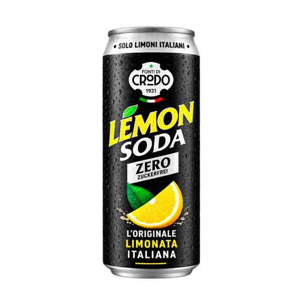 Lemonsoda Zero, Terme di Crodo • Zuckerfreies Erfrischungsgetränk mit Zitrone