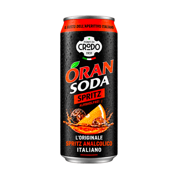 Oransoda Spritz Alkoholfrei 0,33l Dose DPG • Erfrischungsgetränk • Aperitif ohne Alkohol