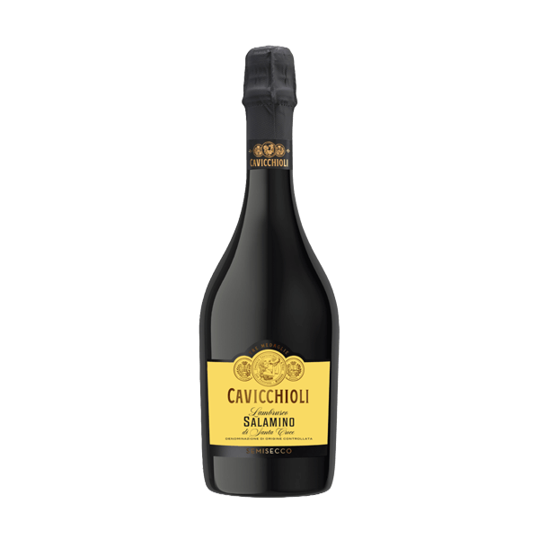 Lambrusco di Salamino semisecco, Cavicchioli • Rotwein und Perlwein aus der Emilia-Romagna
