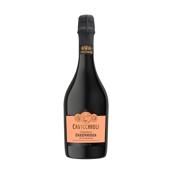 Lambrusco Grasparossa di Castelvetro DOC Secco, Cavicchioli • Perlwein aus der Emilia-Romagna • Lambrusco