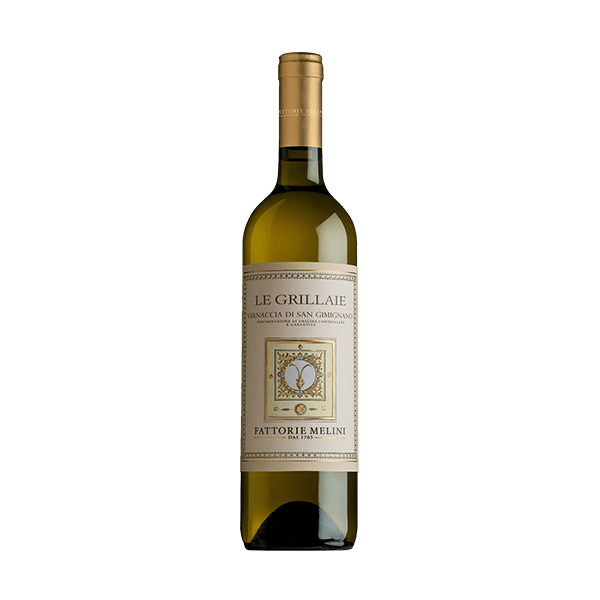 Der Le Grillaie Vernaccia von Melini ist ein sehr guter Wein aus der Toskana. Bei uns kannst du den Le Grillaie Vernaccia online kaufen.