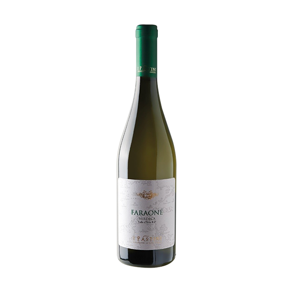 Der Faraone ist ein reinsortiger Verdeca-Weißwein von I Pastini.