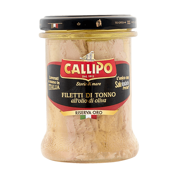 Thunfischfilets in Olivenöl Riserva Oro sind von Callipo