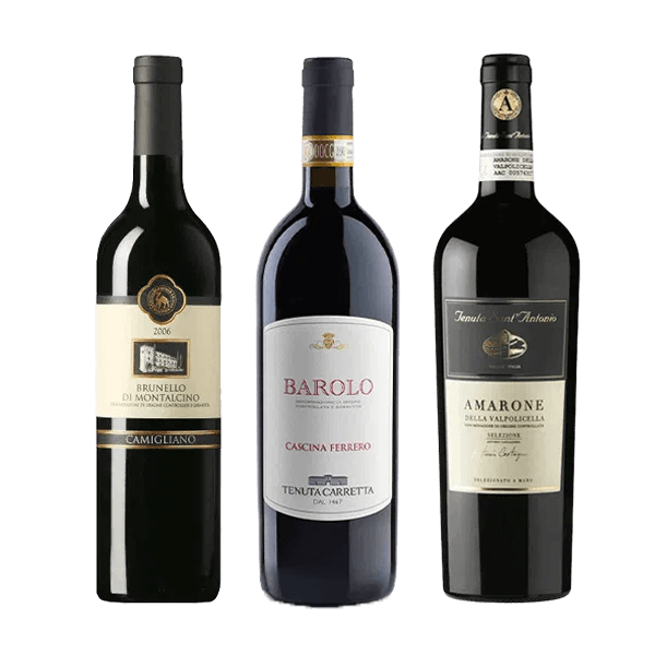 Weinset 3x1 "Die drei roten Könige" • Rotweine aus Italien • Weinangebot