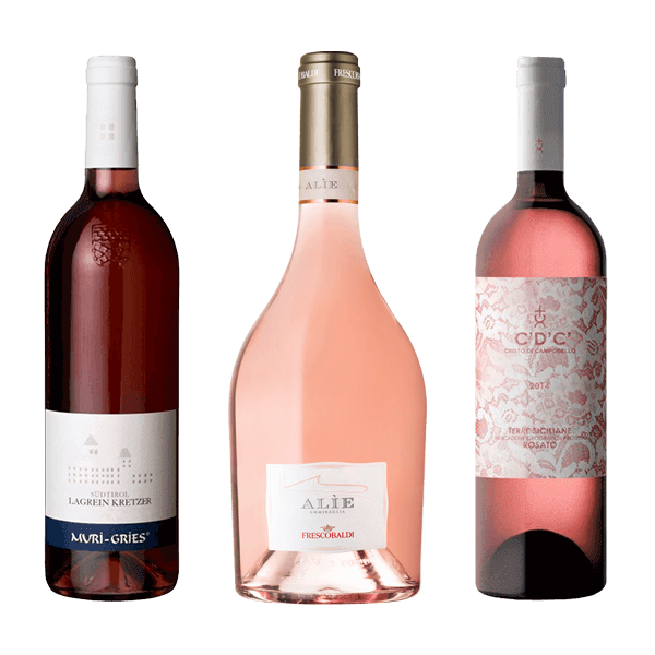 Weinset 3x2 "Fantastische Roséweine" • Roséweine aus Südtirol, Toskana und Sizilien • Weinangebot