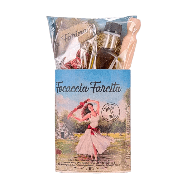 Focaccia Kit 380g, Artigiani dei Sapori • Hausgemachtes Back-Set • Italienische Feinkost