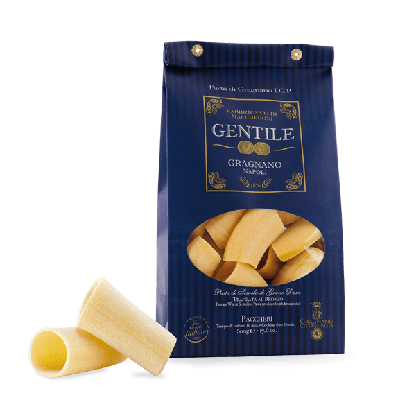 Die Paccheri von Gentile sind das unglaublich gute Original aus Gragnano.