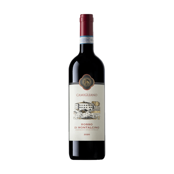 Der Rosso di Montalcino 2019 von Camigliano ist ein sehr eleganter Rotwein.
