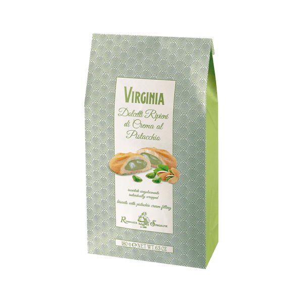 Kekse mit Pistazien Creme Füllung, Amaretti Virginia