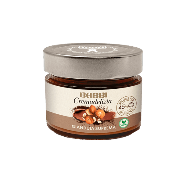 Gianduia Cremadelizia Glutenfrei, Babbi • Brotaufstrich mit piemontesischen Haselnüssen • Süßes aus Italien