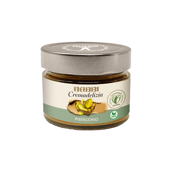 Pistacchio Cremadelizia Glutenfrei Pistaziencreme 170g, Babbi • Brotaufstrich mit Pistazien • Süßes aus Italien