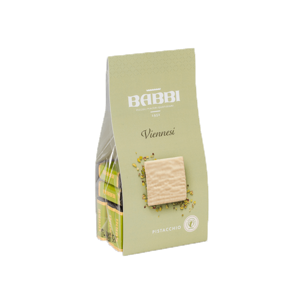 Waffeln Viennesi Pistazie 200g, Babbi • Waffeln mit Pistaziencreme • Süßes aus Italien