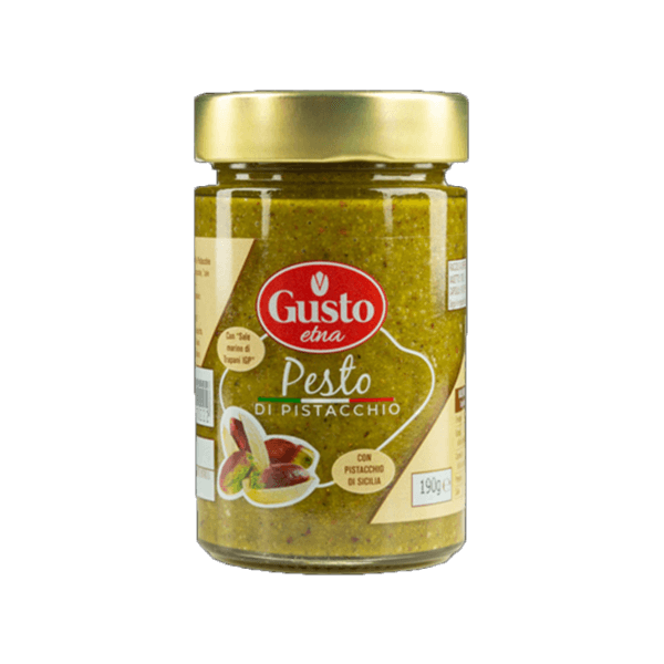 Pistazienpesto 190g, Gusto Etna • Nudelsauce mit Pistazien • Feinkost aus Italien