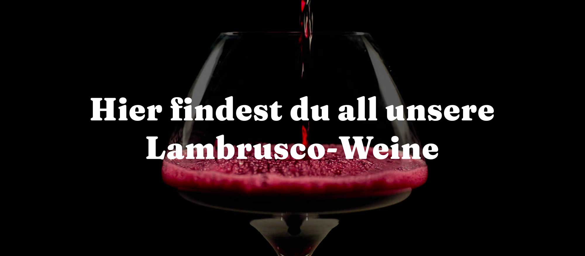 Hier findest du all unsere Lambrusco-Weine