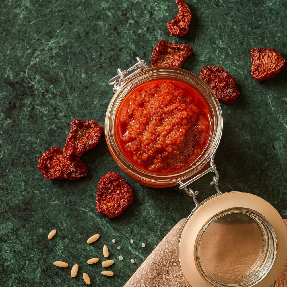 Pesto Rosso - Das würzige Tomatenpesto aus Italien | Centro Italia Gazzetta Pesto Rosso - Das würzige Tomatenpesto aus Italien | Centro Italia Gazzetta
