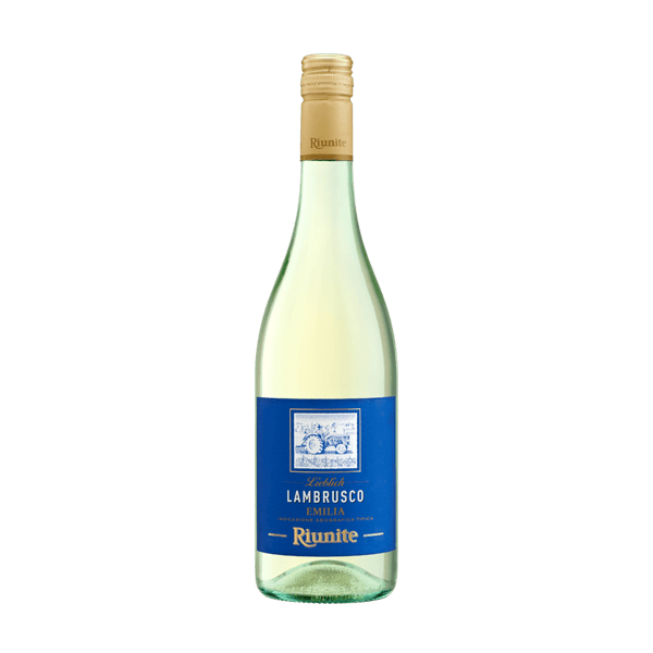 Lambrusco Emilia Weiß lieblich, Riunite • Weißwein aus der Emilia-Romagna • Lambrusco Bianco