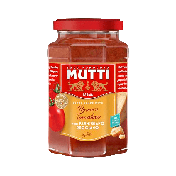 Sugo Rossoro Parmigiano 400g, Mutti • Sauce für Pasta • Italienische Feinkost