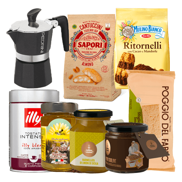 Italienisches Frühstücks-Set • Feine Delikatessen • 5% Sparen