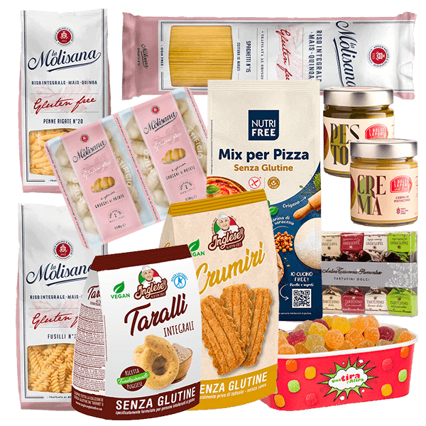 Vegan-Set Glutenfrei, Laktosefrei & Pflanzlich • Italienische Feinkost • 5% Sparen