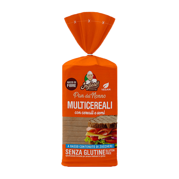 Brot Mehrkorn glutenfrei, Pan del Nonno 300g Inglese • Mehrkornbrot laktosefrei
