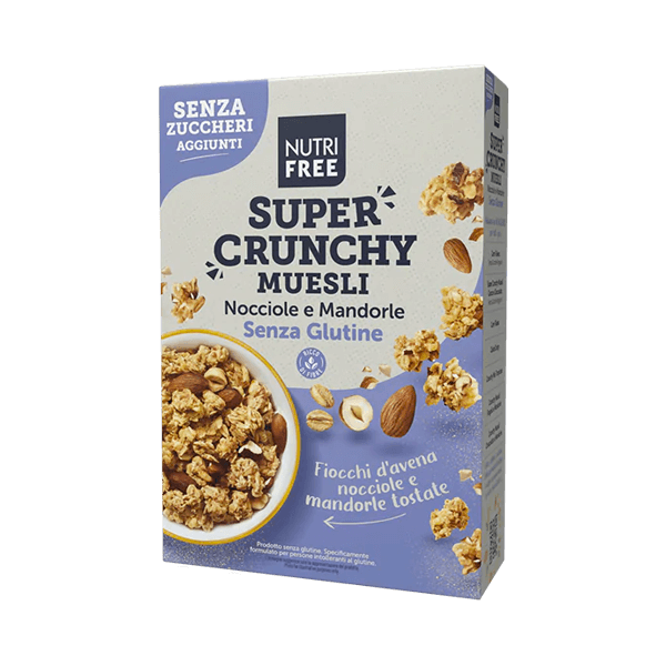 Muesli Crunchy ohne Zuckerzusatz 300g, Nutrifree • Müsli Glutenfrei & Vegan