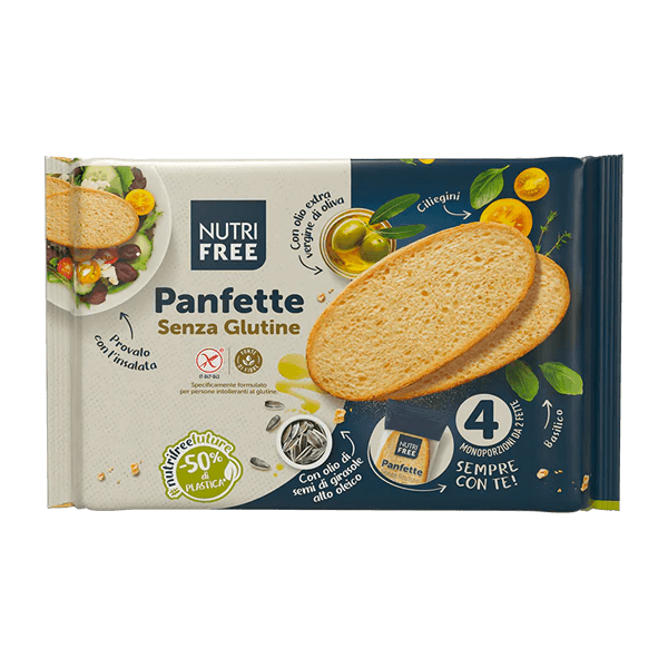 Brot Panfette glutenfrei 300g, Nutrifree • Toastbrot aus Reismehl • Laktosefrei