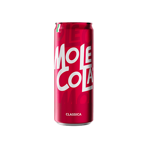 Molecola Cola 0,33l Dose DPG • Italienisches Erfrischungsgetränk • Vegan & Glutenfrei