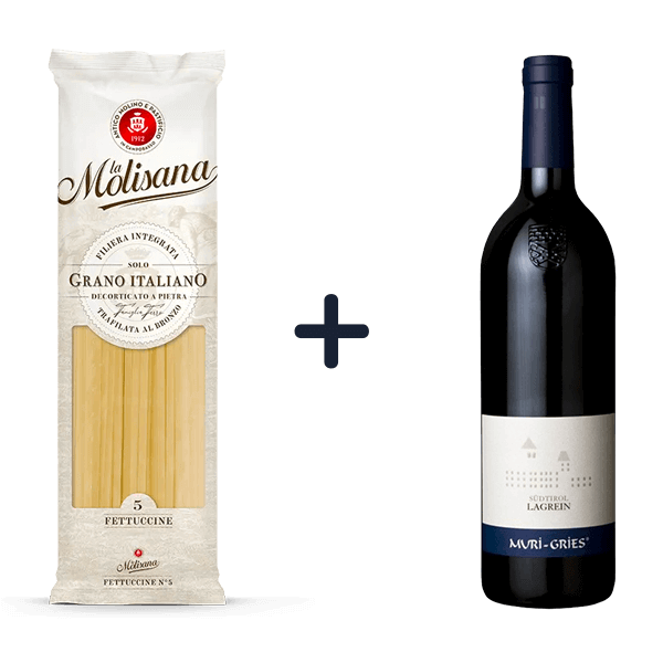 Sparpaket Lagrein & Fettuccine: Lagrein, Muri Gries + Fettuccine N°5, La Molisana • 5% Rabatt