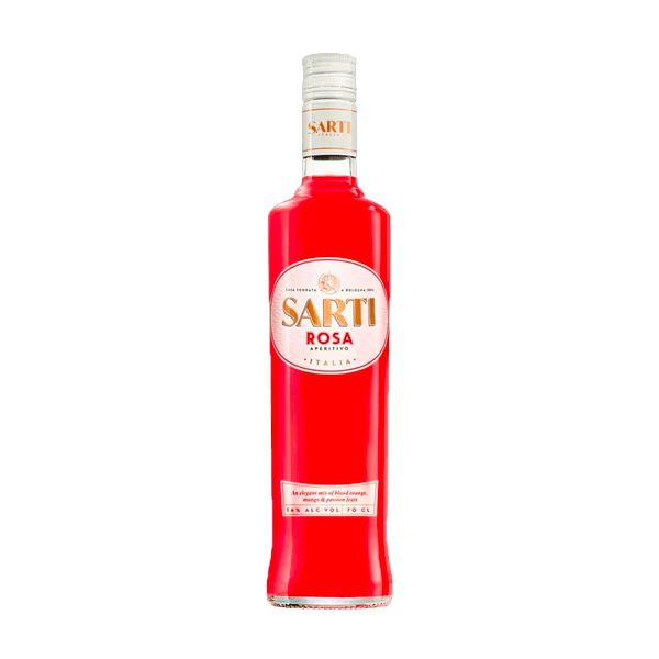 Rosa Likör, Sarti 14% 0,7l • Rosa Aperitif-Likör • Italienische Spirituosen