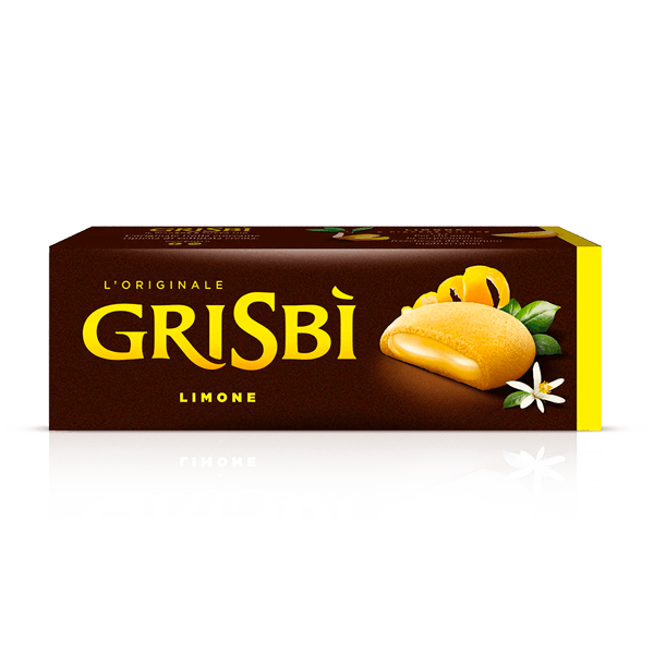 Grisbi Lemon 135g, Vicenzi • Zitronenkekse aus Mürbeteig • Süßes aus Italien