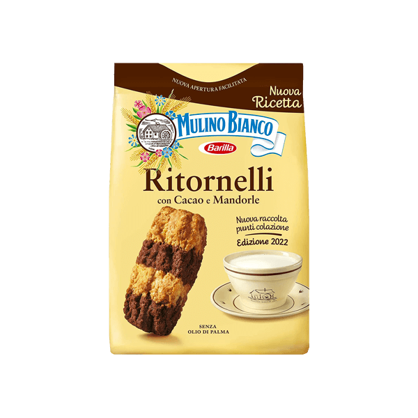 Ritornelli, Mulino Bianco • Kekse mit Kakao und Mandeln • Gebäck aus Italien