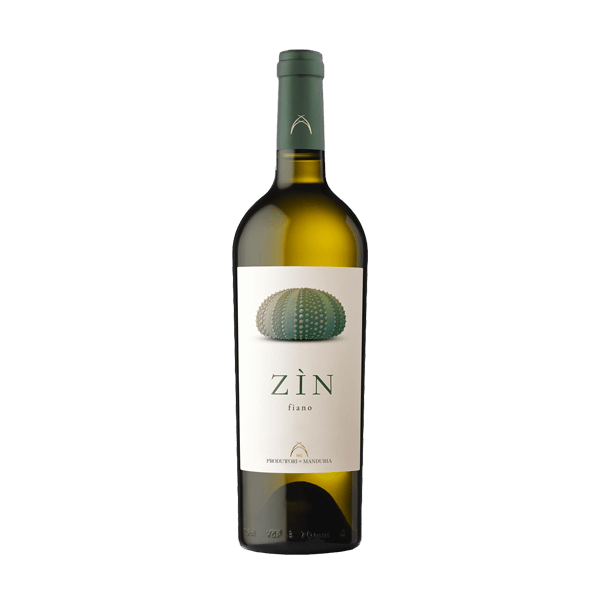 Zin Fiano Salento Bianco, Produttori di Manduria • Weißwein aus Apulien • Fiano