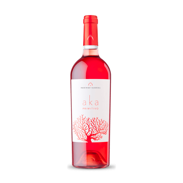 Aka Primitivo Rosato, Produttori di Manduria • Roséwein aus Apulien • Primitivo