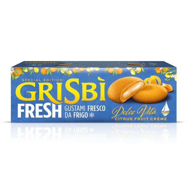 Grisbi Dolce Vita 112g, Vicenzi • Zitruscreme-Kekse • Süßes aus Italien