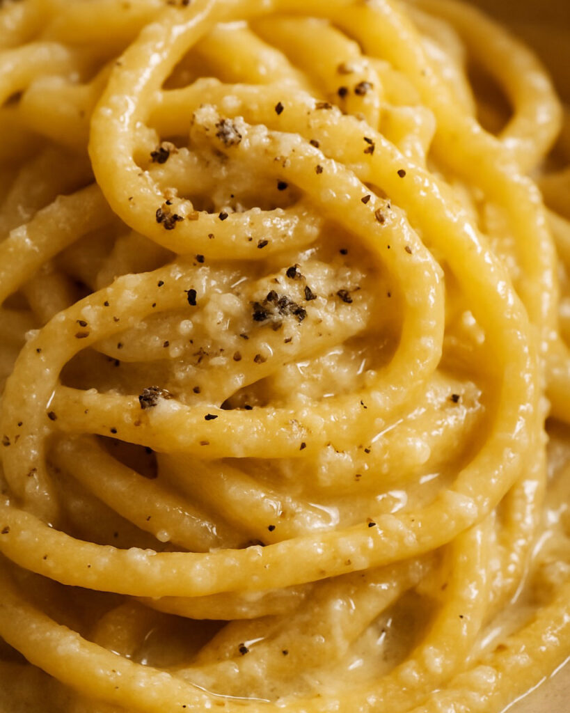 Tonnarelli Cacio e Pepe – Römische Pasta mit Pfeffer & Käse