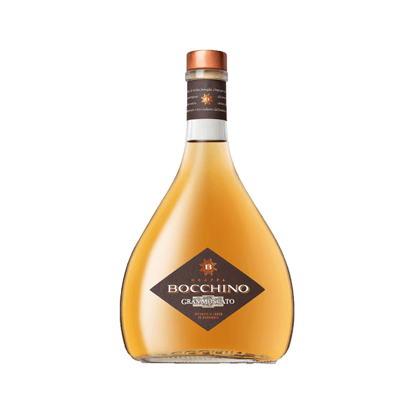 Grappa Gran Moscato 0,7l, Bocchino • Grappa aus dem Piemont • Spirituosen aus Italien