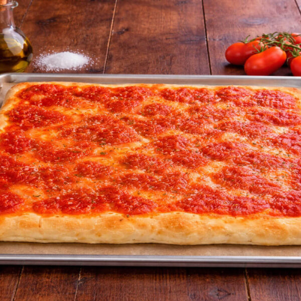 Pizza Base Rossa 60x40cm SFORNO, Hausgemacht bei Centro Italia. Italienisches Catering