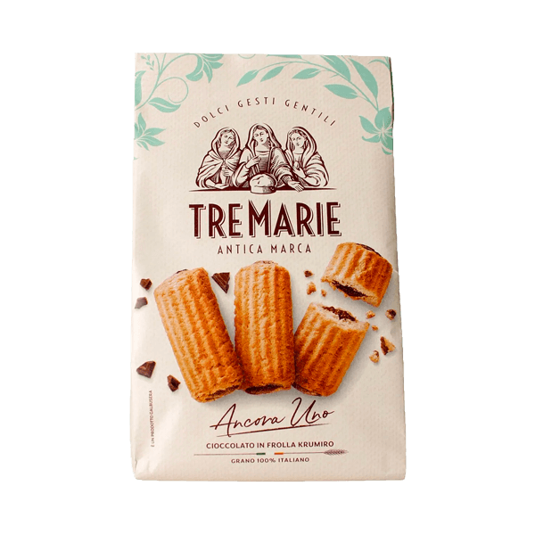 Tre Marie Krumiri Schokokekse 315g, Tre Marie. Mailänder Kekse, Süßes aus Italien.
