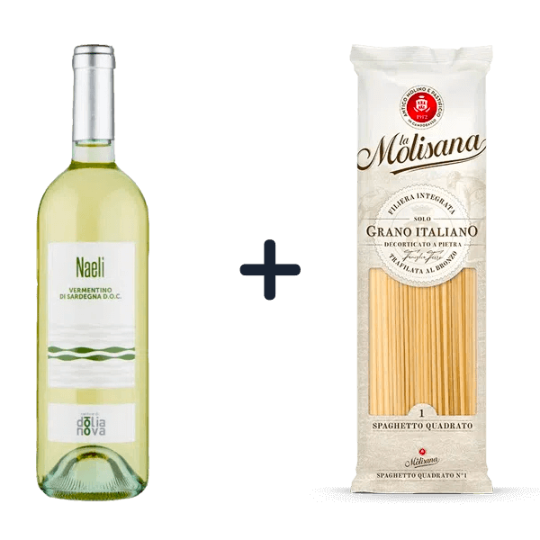 Sparpaket • Naeli Vermentino, Dolianova + Spaghetto Quadrato, La Molisana • 5% Rabatt