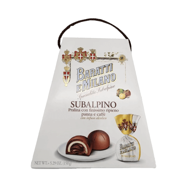 Subalpino Ballotin 150g von Baratti & Milano. Gianduja Schokolade aus Turin