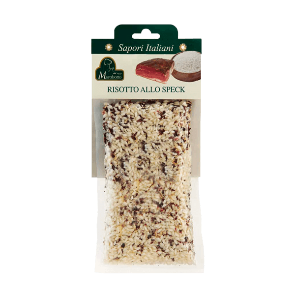 Risotto Speck 250g, Marabotto. Italienisches Reis mit Speck