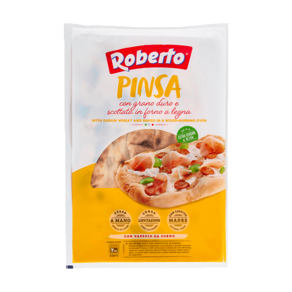 Pinsa Romana mit Hartweizen 230g, Roberto, Italienscher Fladen