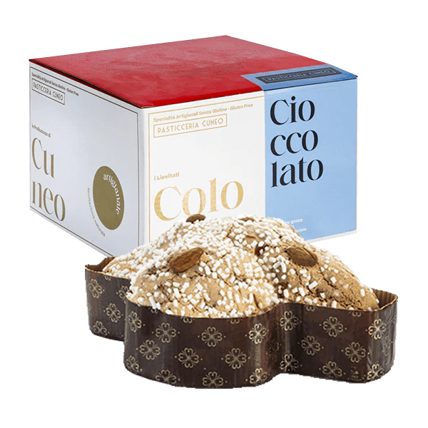 Colomba Schoko Glutenfrei 400g von Pasticceria Cuneo. Italienischer Osterkuchen