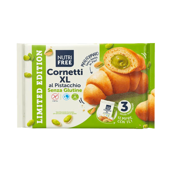 Glutenfreies Pistazien Croissant 240g, Nutrifree. Cornetto XL Glutenfrei & Laktosefrei