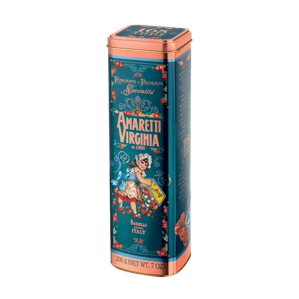 Amaretti Soft Anniversary 200 g, Virginia • Weiche Mandel-Amaretti in Jubiläumsdose