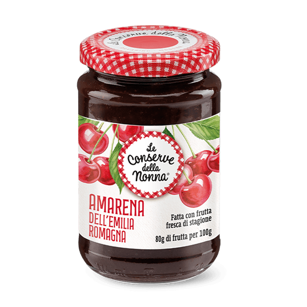 Amarena-Konfitüre aus der Emilia 340 g, Le Conserve della Nonna • Italienischer Brotaufstrich