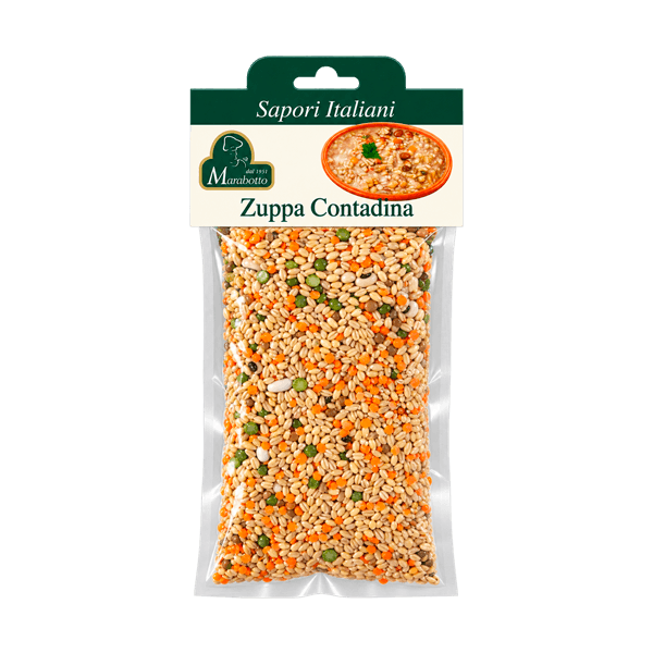 Zuppa Contadina 250 g, Marabotto • Italienische Bäuerinsuppe mit Gerste & Bohnen