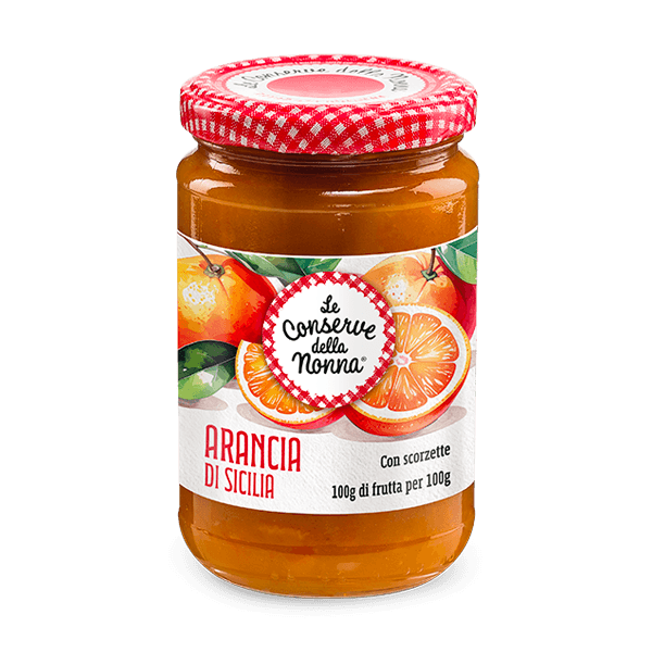 Orangenmarmelade aus Sizilien 350 g, Le Conserve della Nonna • Italienische Marmelade